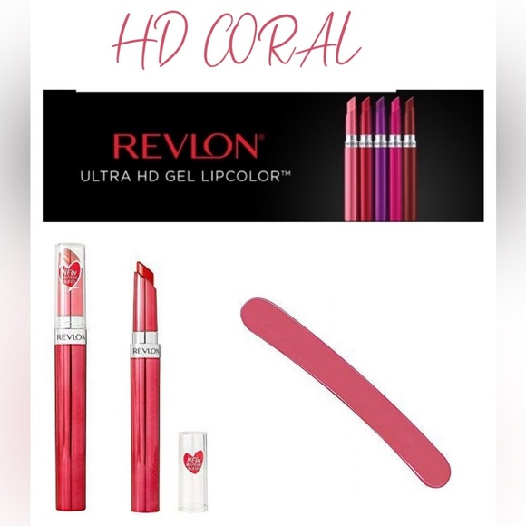 Revlon Ultra HD Gel Moisturizing Lipcolor •HD CORAL 5/$25 - Picture 1 of 10